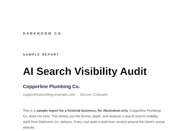 audit your site for chatgpt and ai visibility